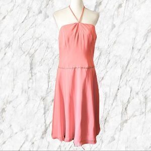 Forever Yours Strapless Tie Around Neck Dress